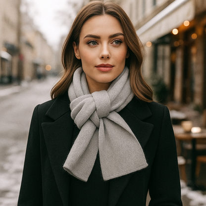 Écharpe Cachemire Unisexe Tricotée Hiver