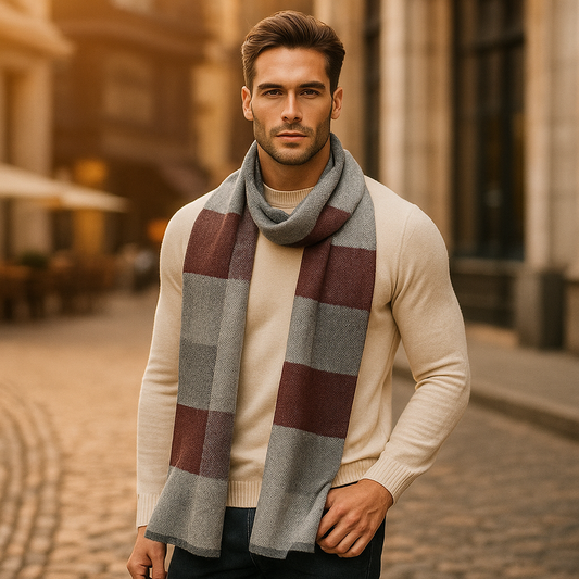 Écharpe d’Hiver en Cachemire pour Homme