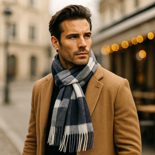 Écharpe en Laine Luxe – Chaude, Douce et Élégante pour l’Hiver