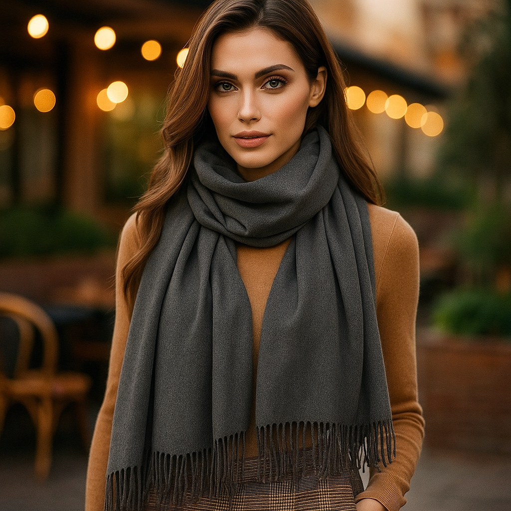 Écharpe Pashmina Femme – Douce, Soyeuse et Enveloppante