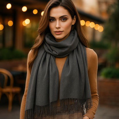 Écharpe Pashmina Femme – Douce, Soyeuse et Enveloppante