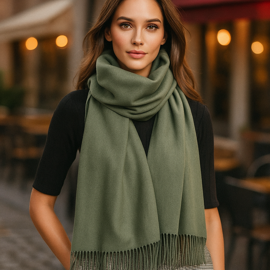 Écharpe Pashmina Femme – Douce, Soyeuse et Enveloppante