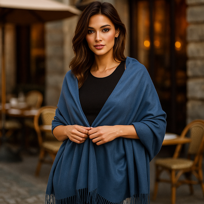 Écharpe Pashmina Femme – Douce, Soyeuse et Enveloppante