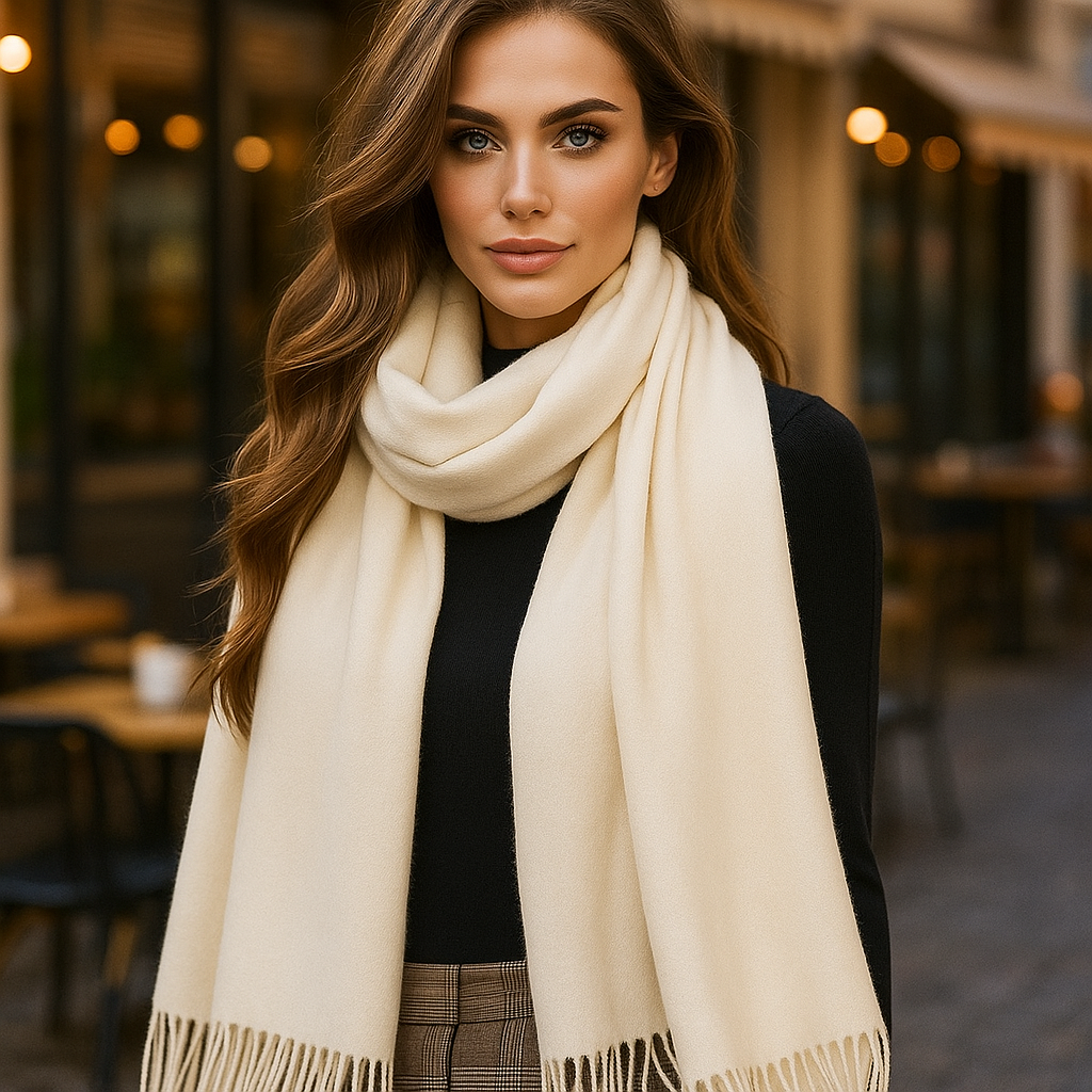 Écharpe Pashmina Femme – Douce, Soyeuse et Enveloppante