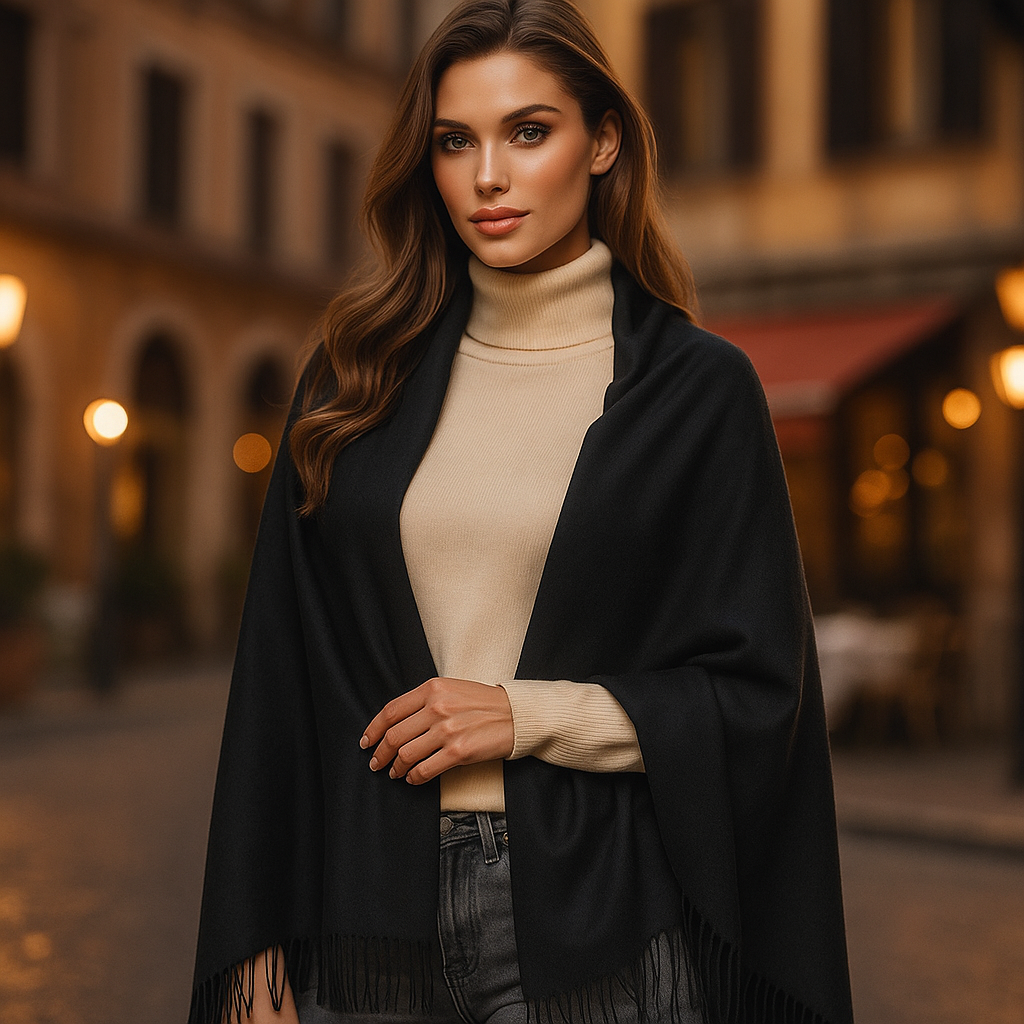 Écharpe Pashmina Femme – Douce, Soyeuse et Enveloppante