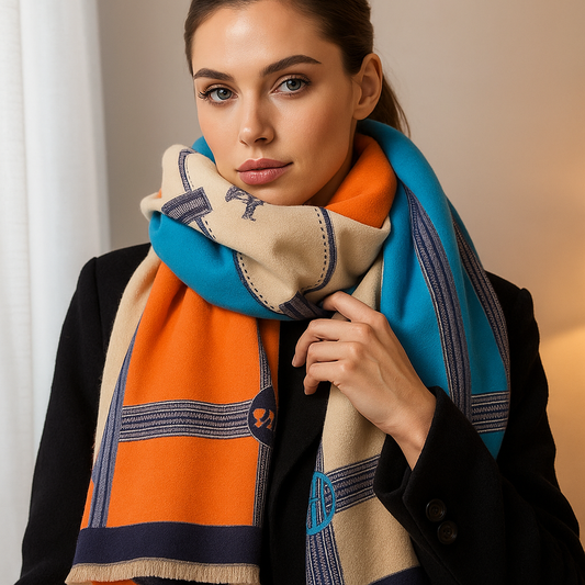 Kašmírová šála Ruby – elegantní, teplá a luxusní