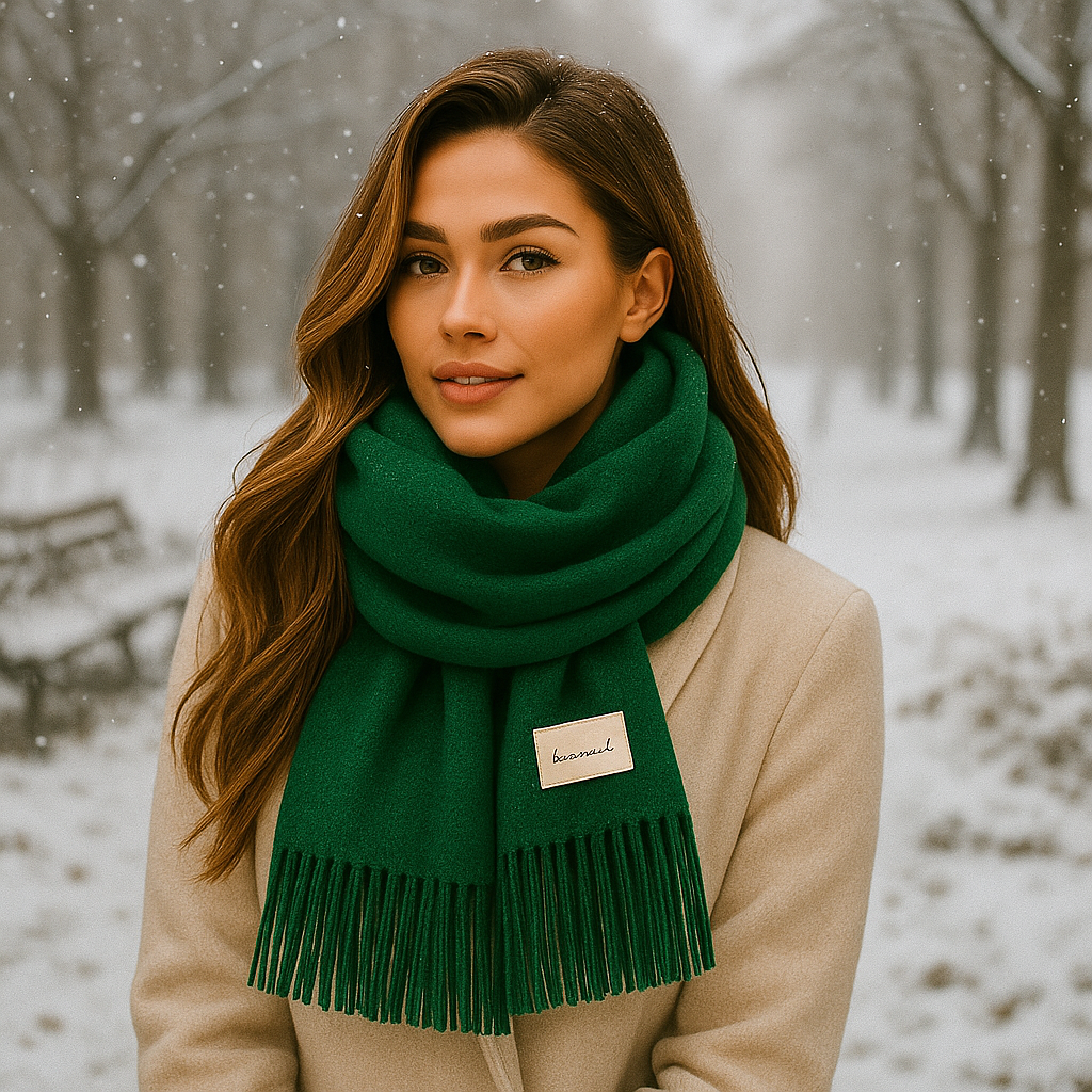 Oneka – Écharpe d’Hiver en Cachemire Chaud