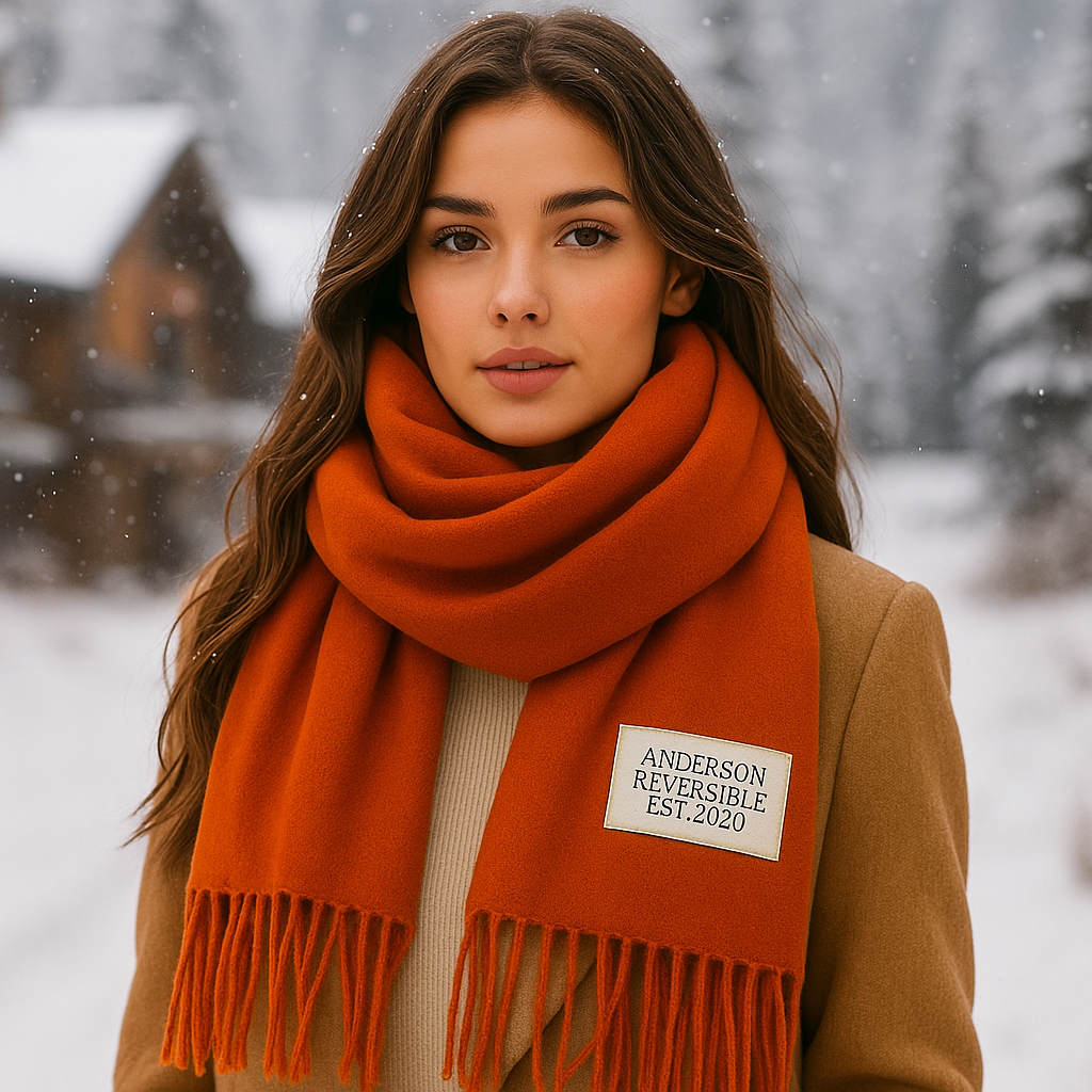 Oneka – Écharpe d’Hiver en Cachemire Chaud
