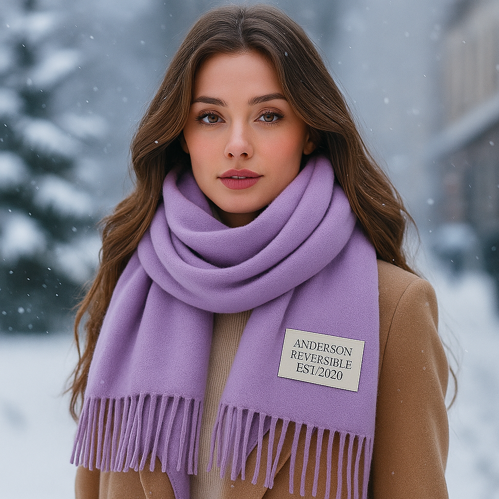 Oneka – Écharpe d’Hiver en Cachemire Chaud