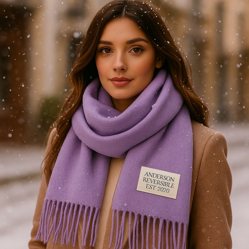 Oneka – Écharpe d’Hiver en Cachemire Chaud