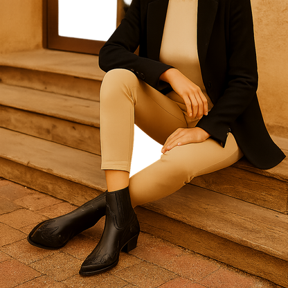 Bottes Cow-Boy Femme en Cuir