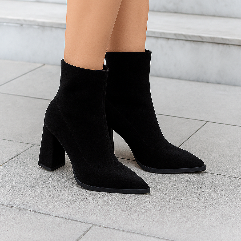 Bottines Vernies Chic à Talon Bloc