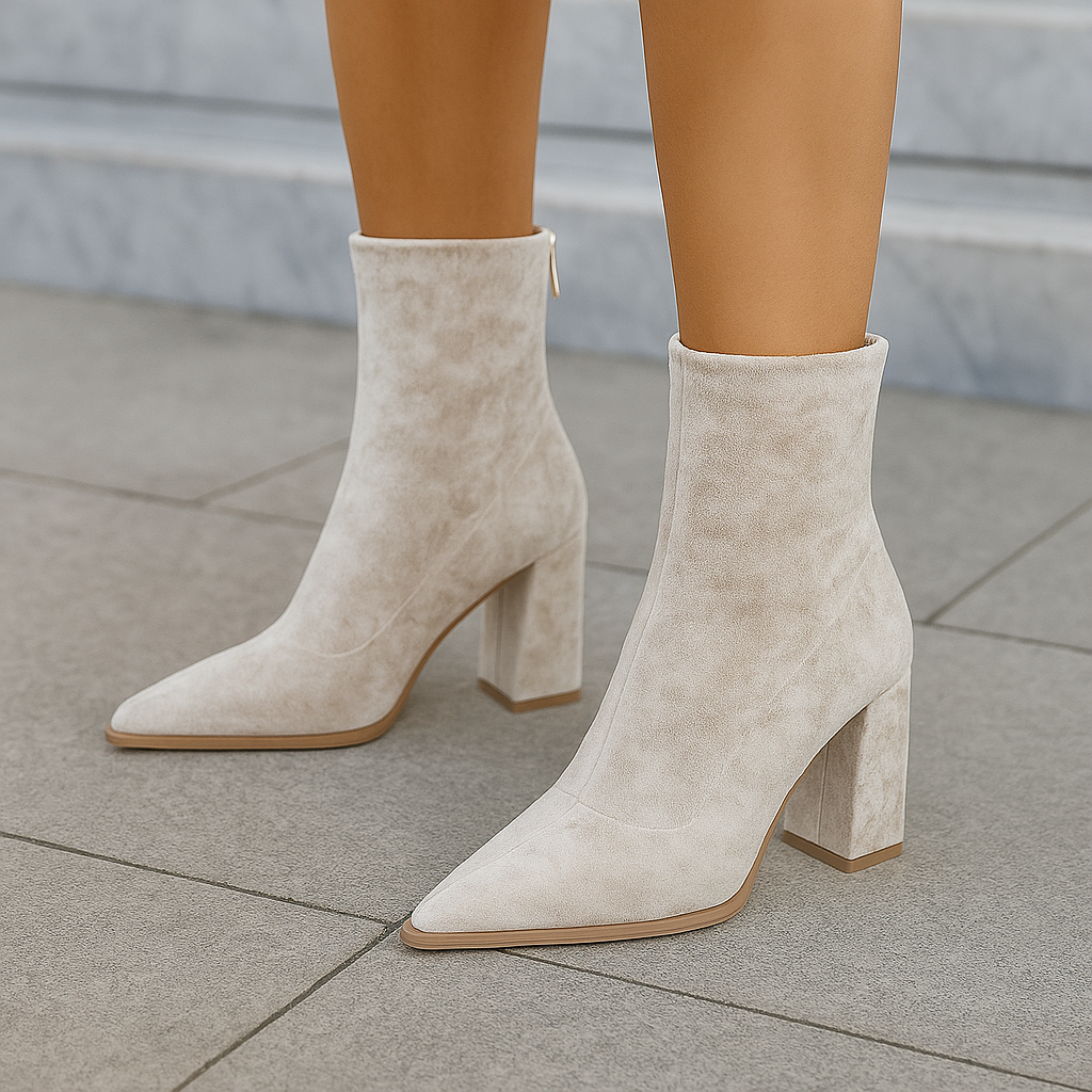 Bottines Vernies Chic à Talon Bloc