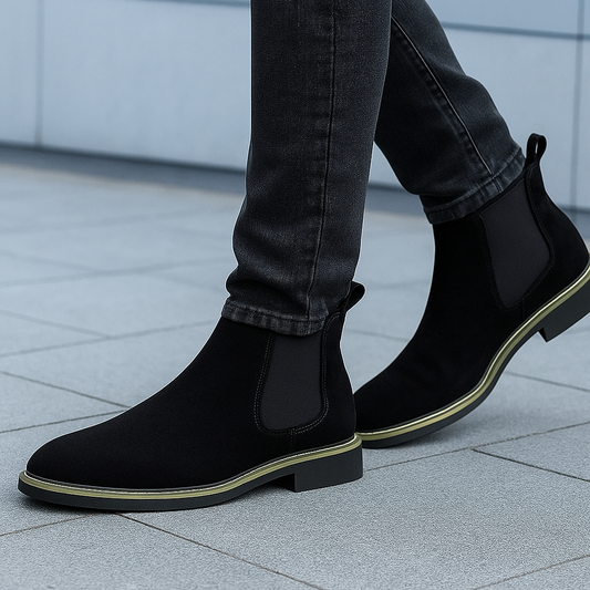 Wildleder-Stiefeletten für Herren - Eleganz und Komfort