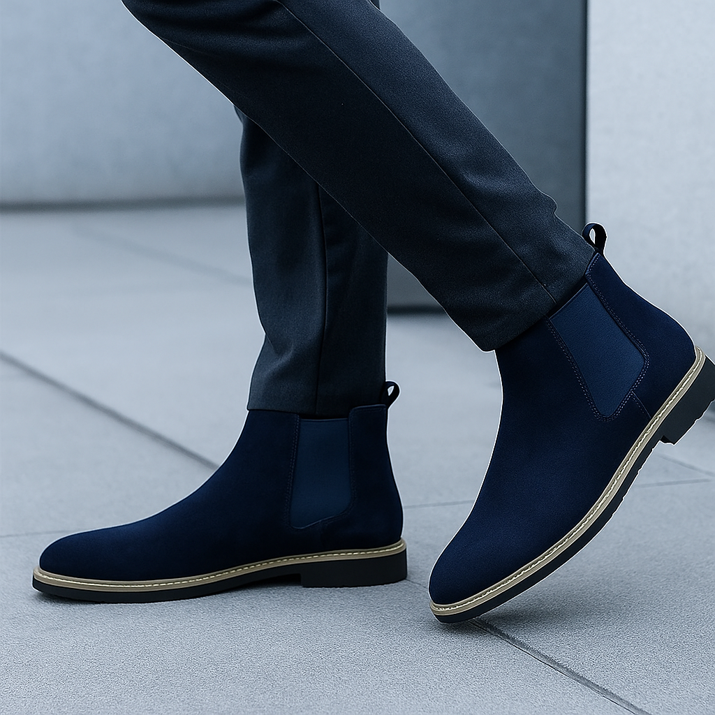Bottines en daim pour hommes - Élégance et confort