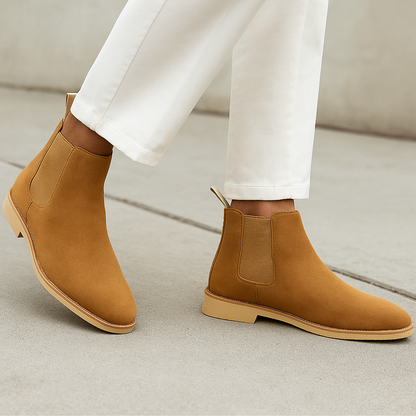 Giovanni - Bottes en suède élégantes