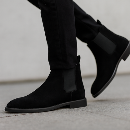 Giovanni - Bottes en suède élégantes