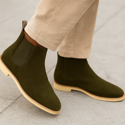 Giovanni - Bottes en suède élégantes