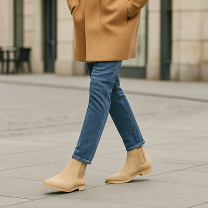 Giovanni - Bottes en suède élégantes