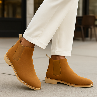 Giovanni - Bottes en suède élégantes