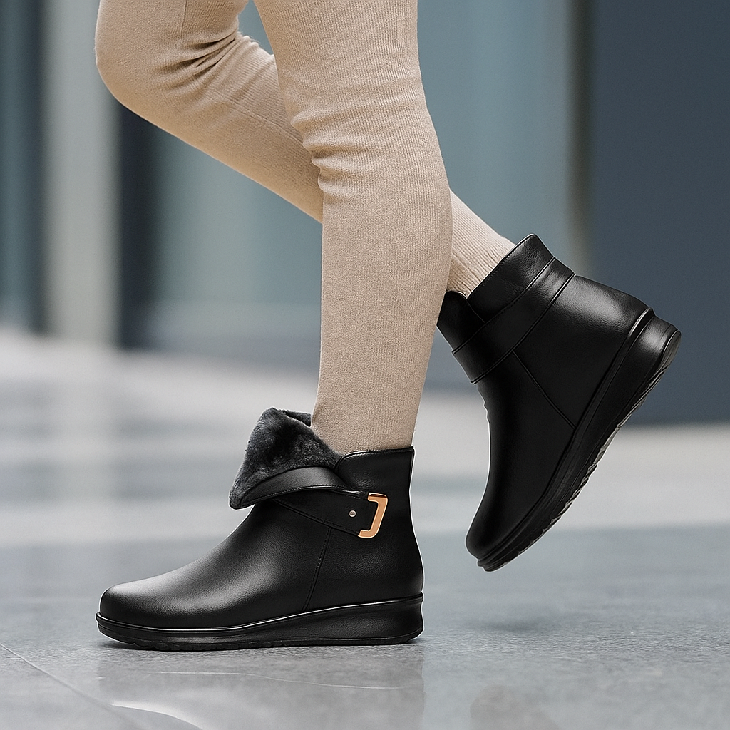 Bottes Orthopédiques Elena – Doublure Chaude et Confort Optimal