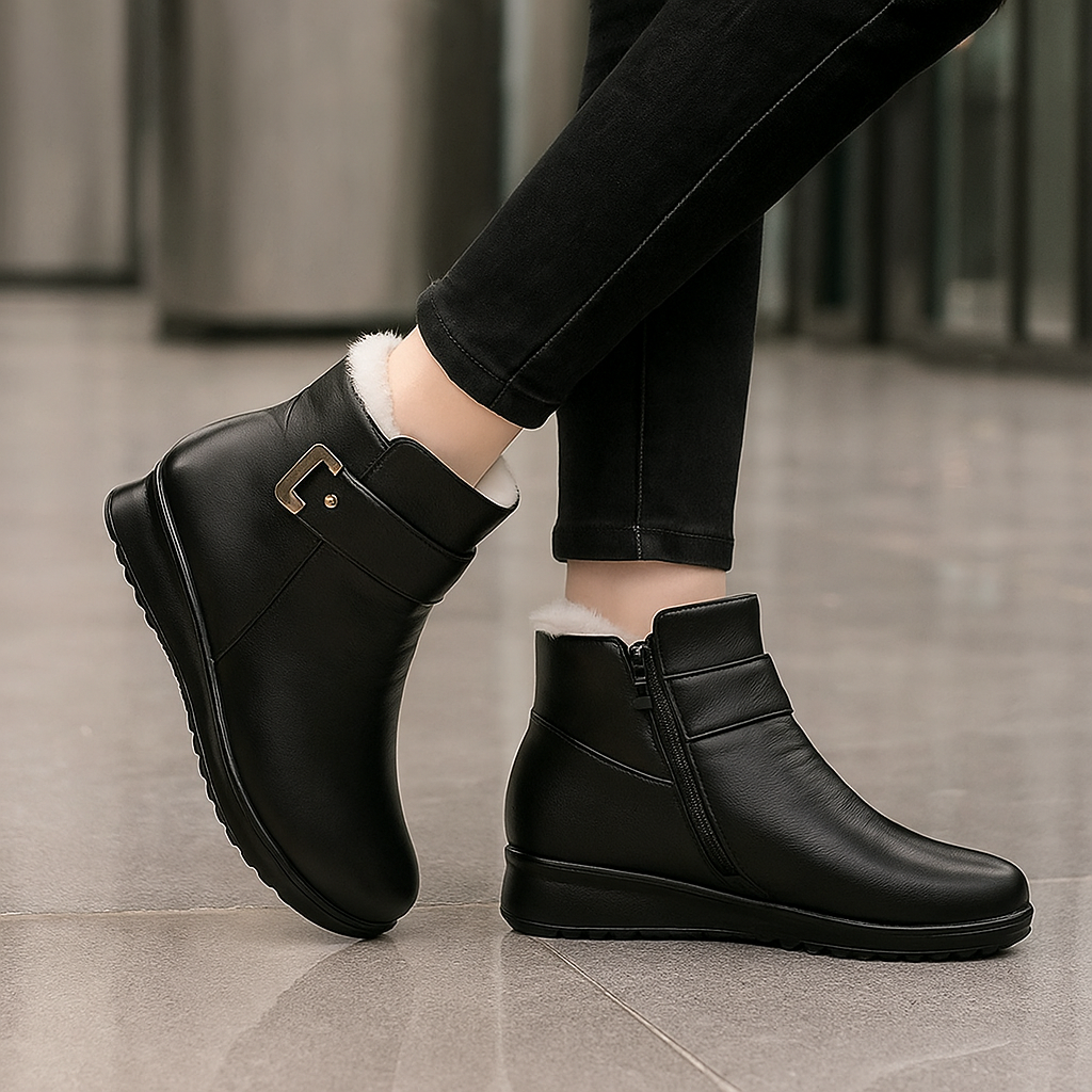 Bottes Orthopédiques Elena – Doublure Chaude et Confort Optimal