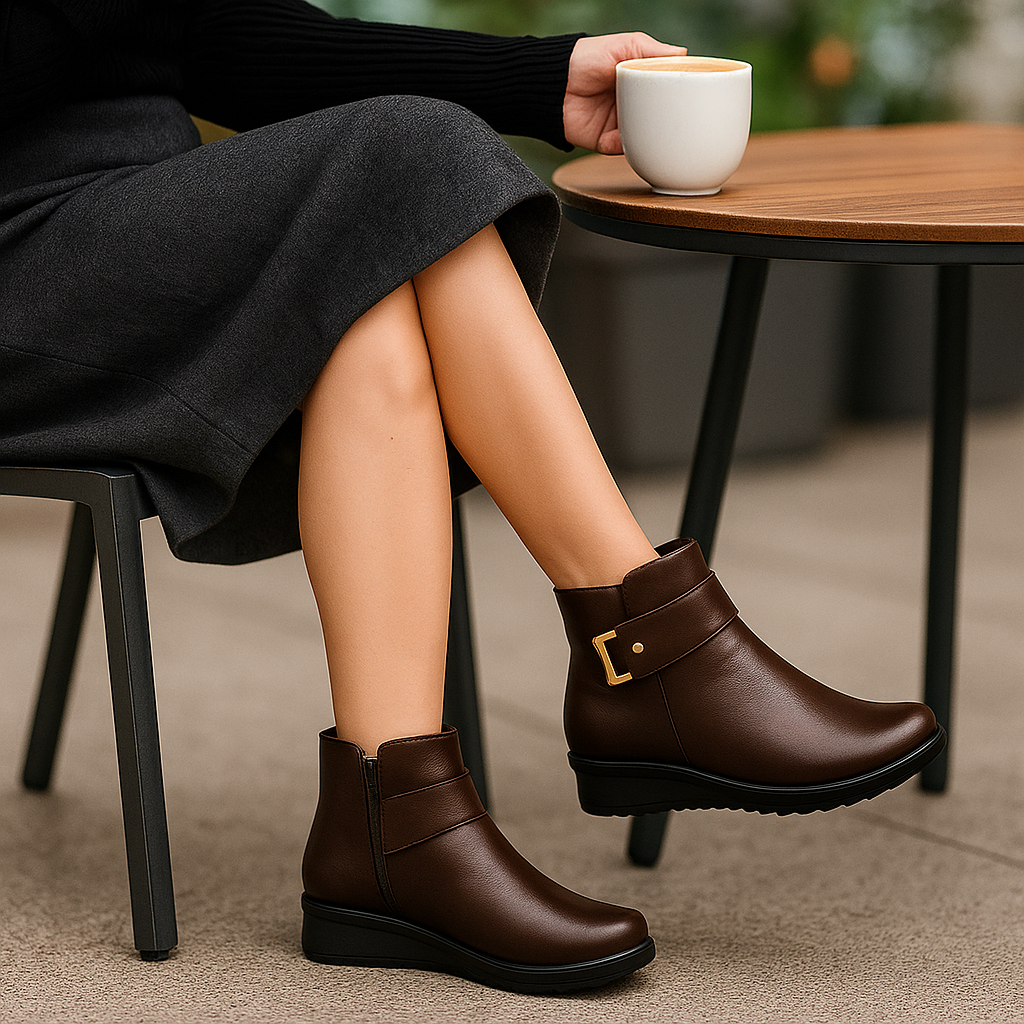 Bottes Orthopédiques Elena – Doublure Chaude et Confort Optimal