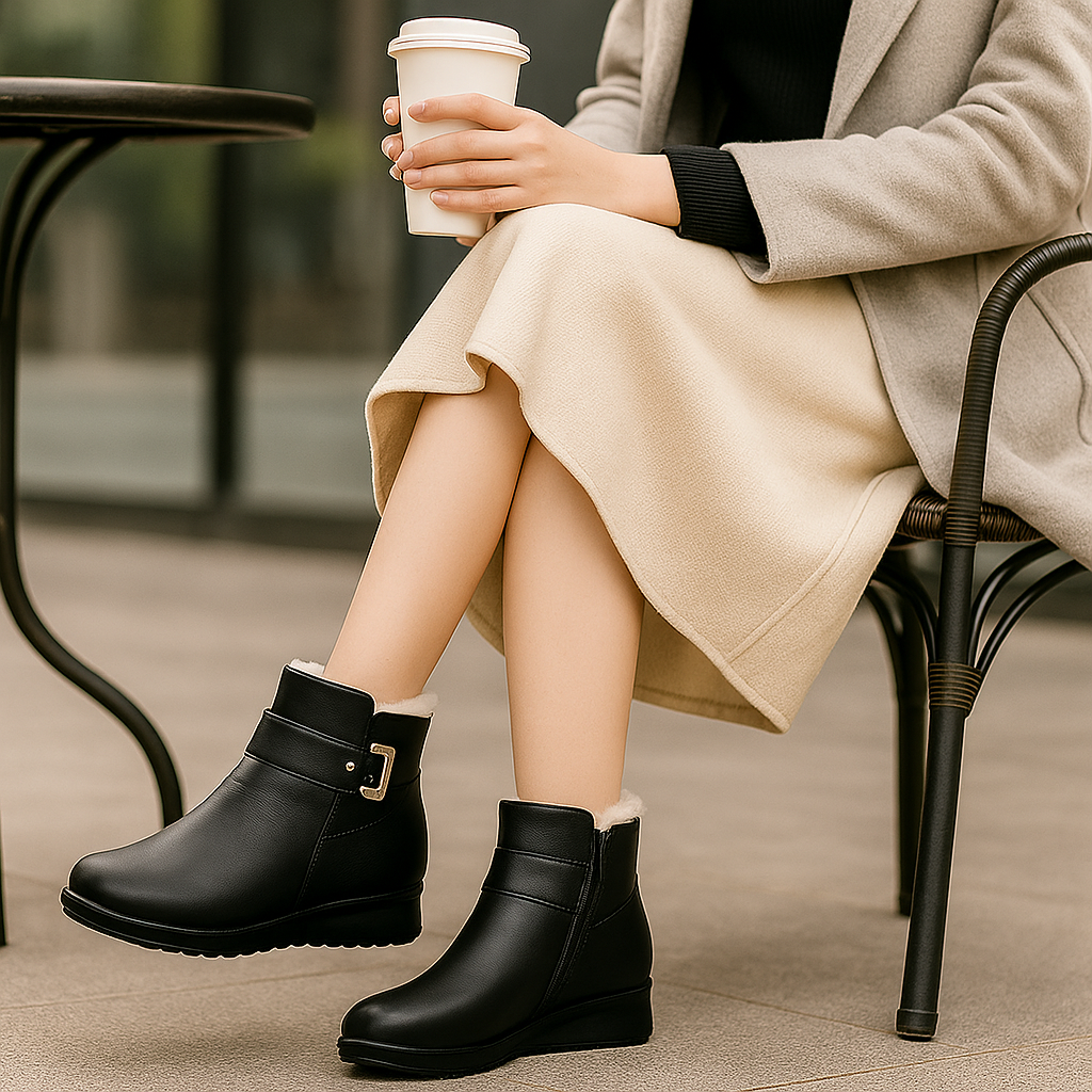 Bottes Orthopédiques Elena – Doublure Chaude et Confort Optimal