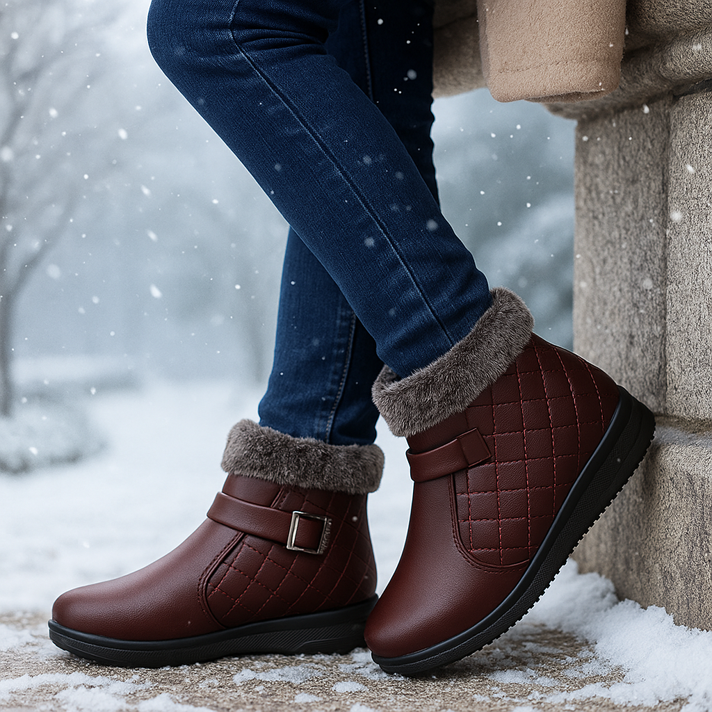 Bottes Orthopédiques Femme Hiver Imperméables et Chaudes
