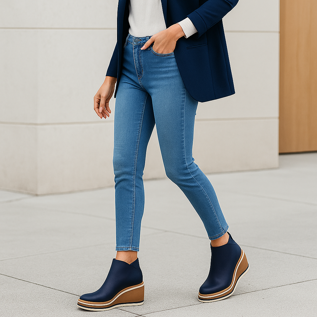 Bottes Femme à Talon Compensé Confortables et Élégantes