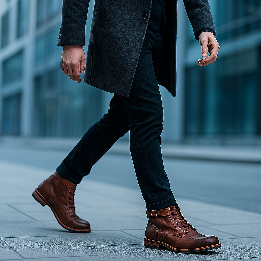 Herren Lederstiefel Clyde – Eleganz und Komfort im Alltag