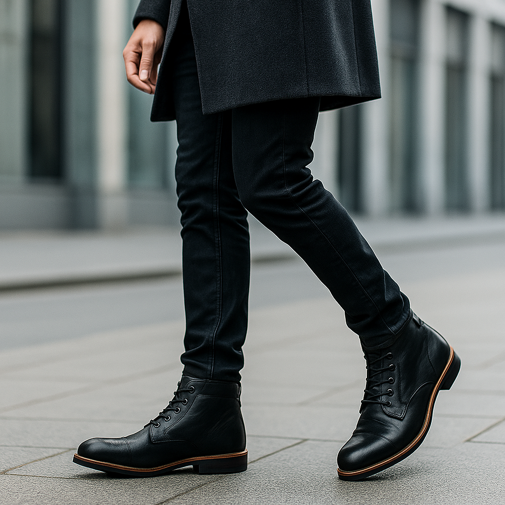 Herren Lederstiefel Clyde – Eleganz und Komfort im Alltag