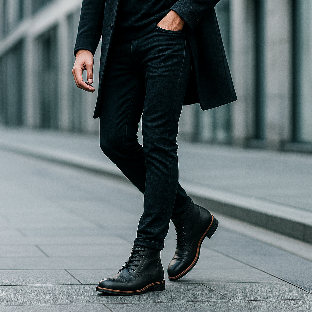 Herren Lederstiefel Clyde – Eleganz und Komfort im Alltag