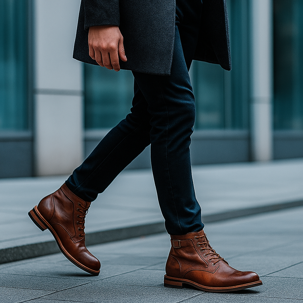 Herren Lederstiefel Clyde – Eleganz und Komfort im Alltag