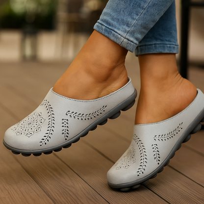 Sandales Orthopédiques Femme Simili Cuir Antidérapantes