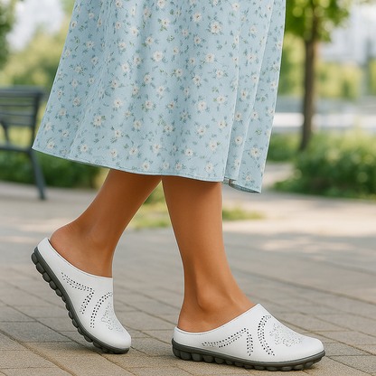 Sandales Orthopédiques Femme Simili Cuir Antidérapantes