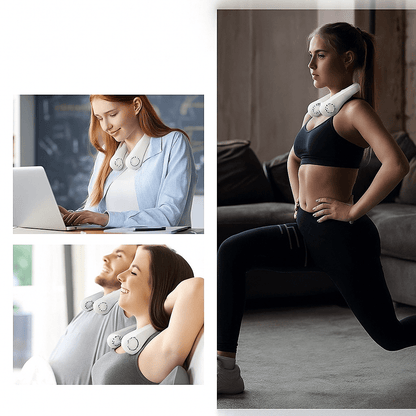 Ventilateur de Cou Sans Fil 360° Portable Silencieux