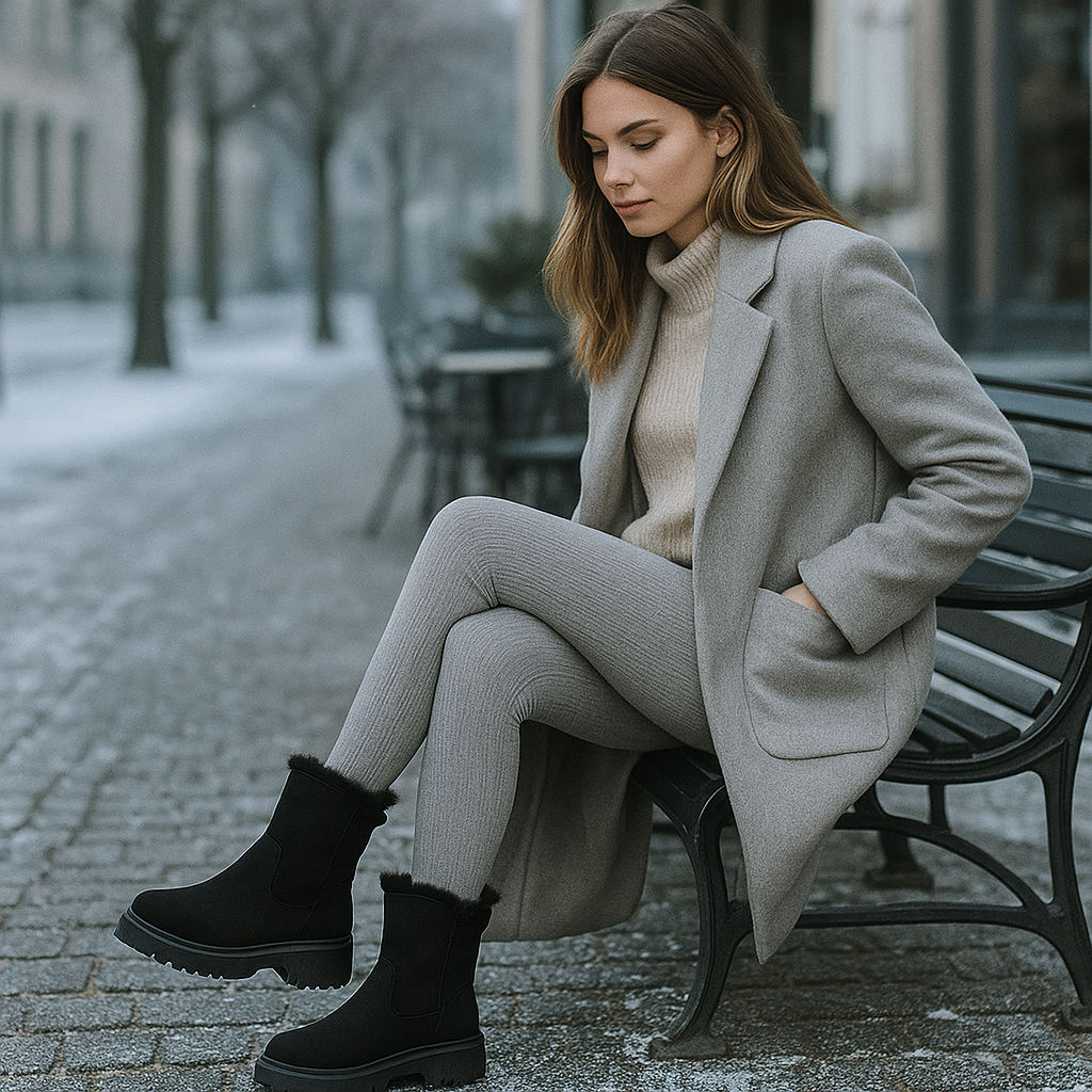 Bottes d’hiver confort orthopédique – chaleur & maintien