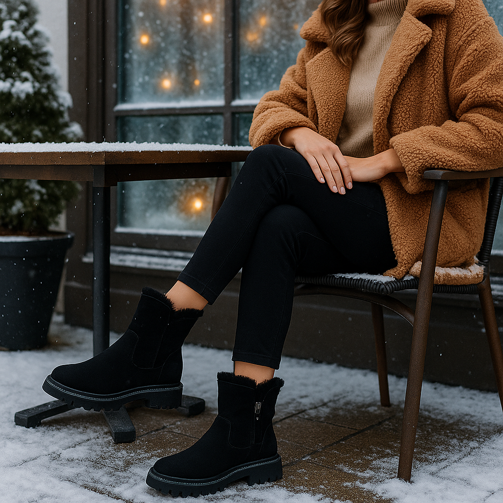 Bottes d’hiver imperméables – confort & adhérence