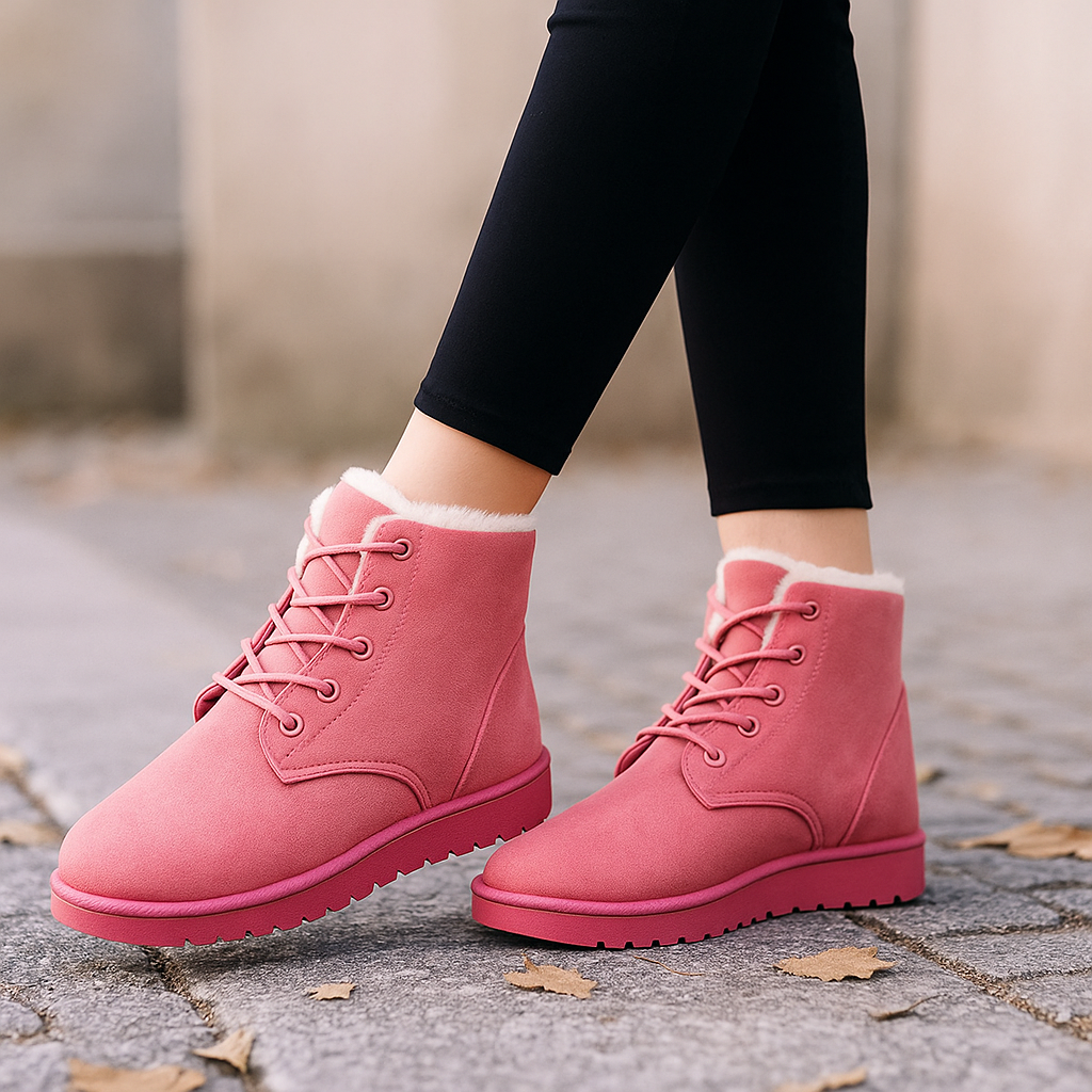Schnürstiefeletten für Damen – Wärme & Stabilität