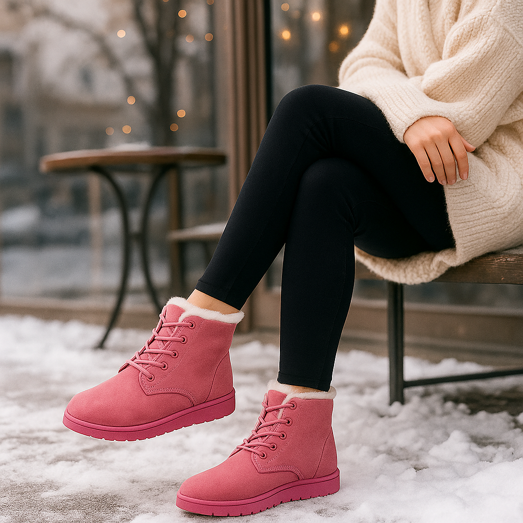 Schnürstiefeletten für Damen – Wärme & Stabilität