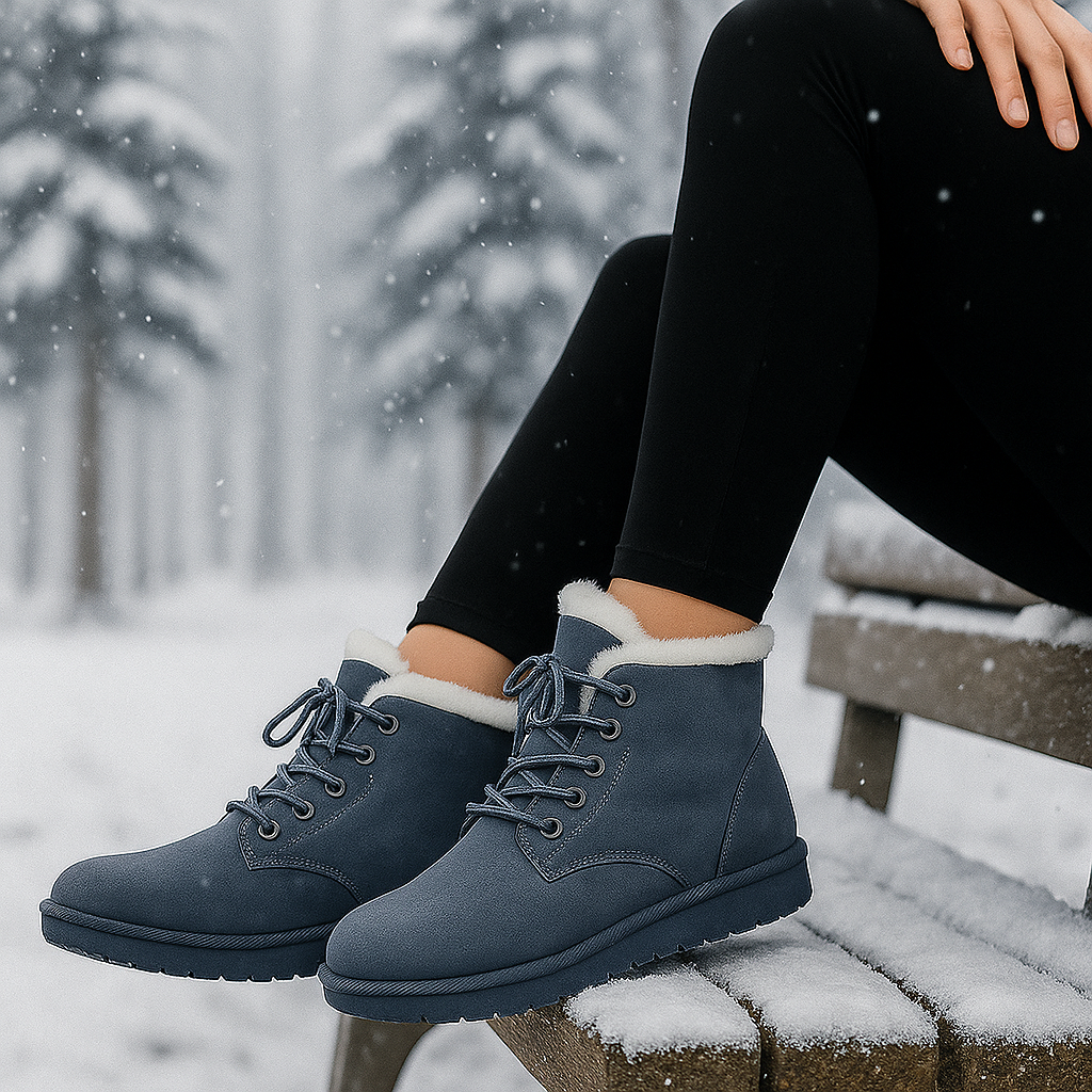 Schnürstiefeletten für Damen – Wärme & Stabilität