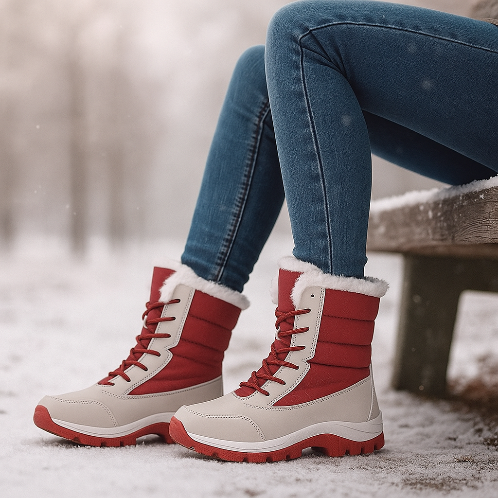 Winter Schneestiefel Damen – Wärme & Haftung