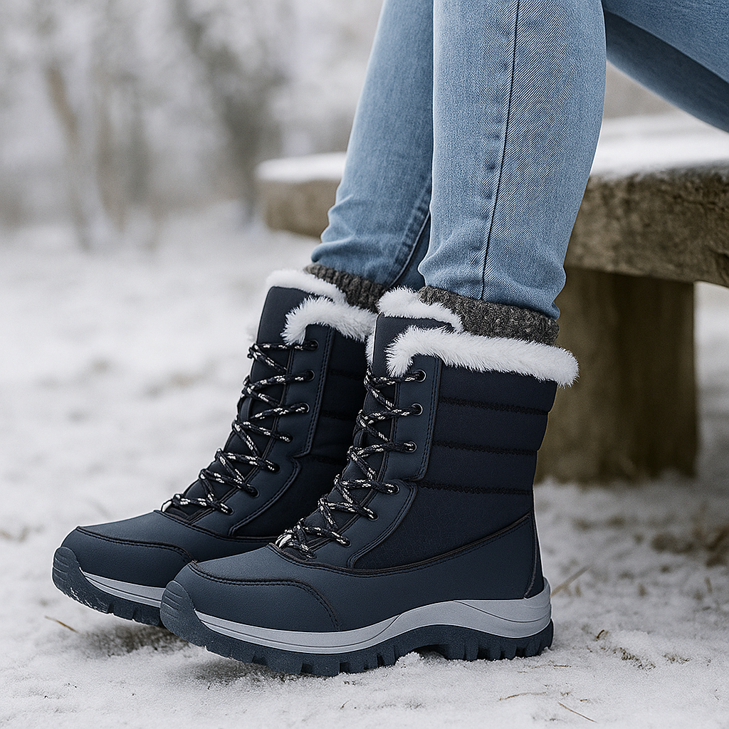 Winter Schneestiefel Damen – Wärme & Haftung