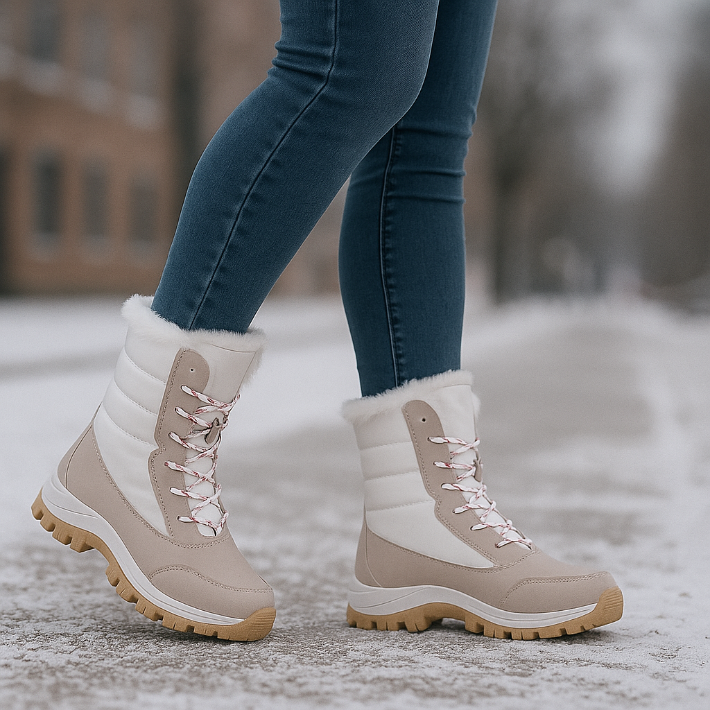 Winter Schneestiefel Damen – Wärme & Haftung