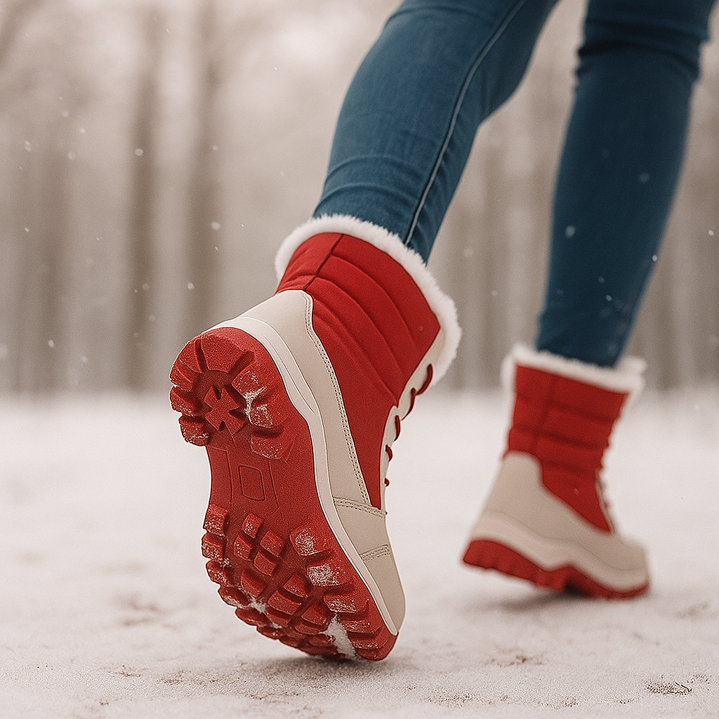 Winter Schneestiefel Damen – Wärme & Haftung