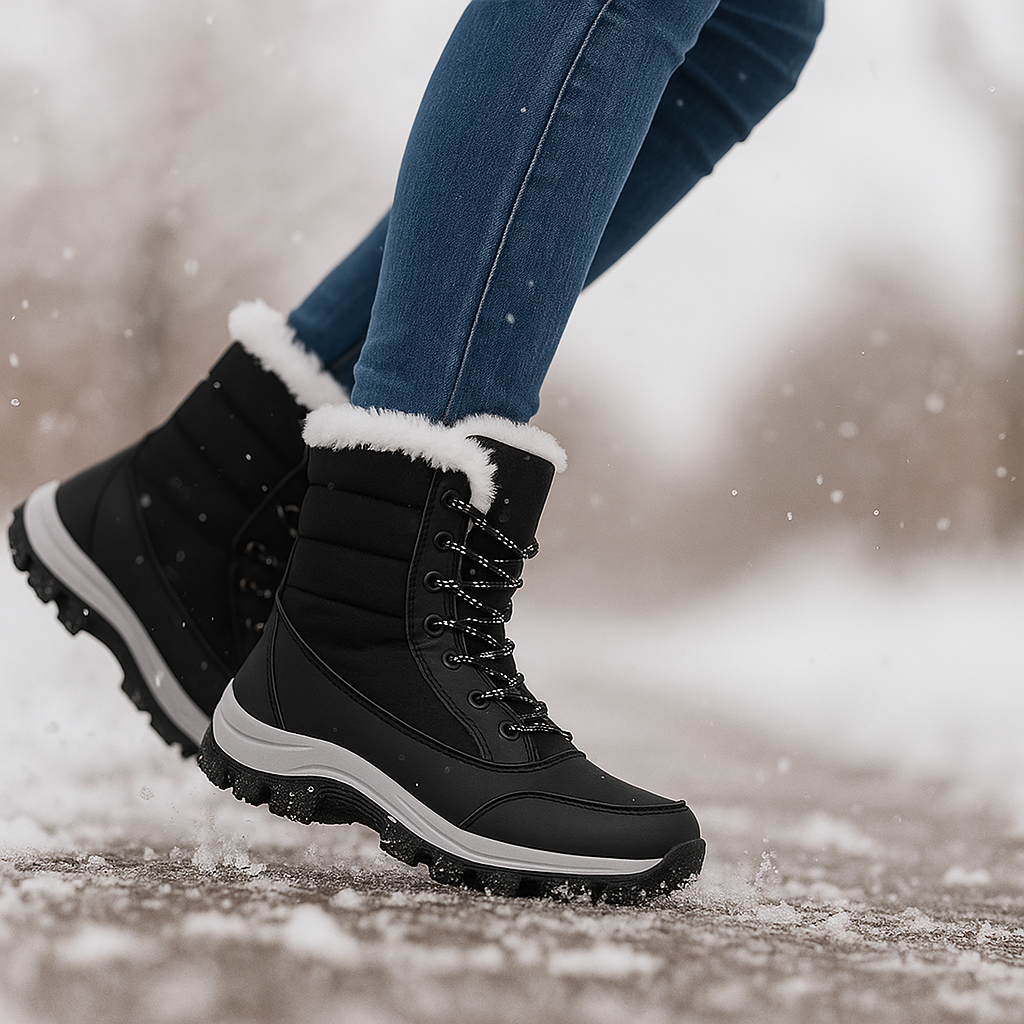 Winter Schneestiefel Damen – Wärme & Haftung