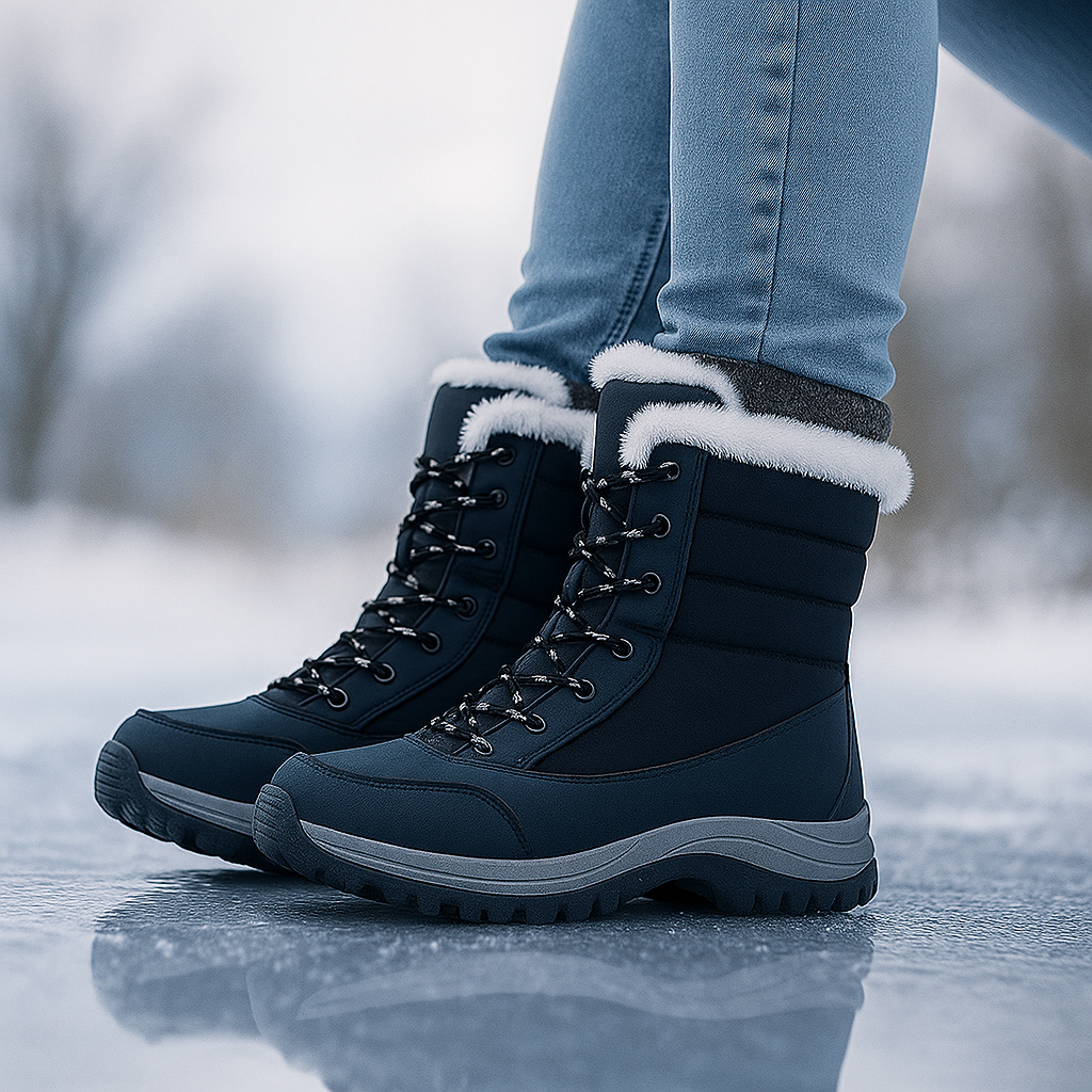 Winter Schneestiefel Damen – Wärme & Haftung