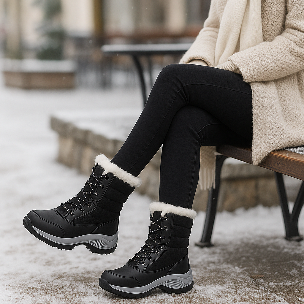 Plateau-Winterstiefel – Bequem und Lässig für die Kälte