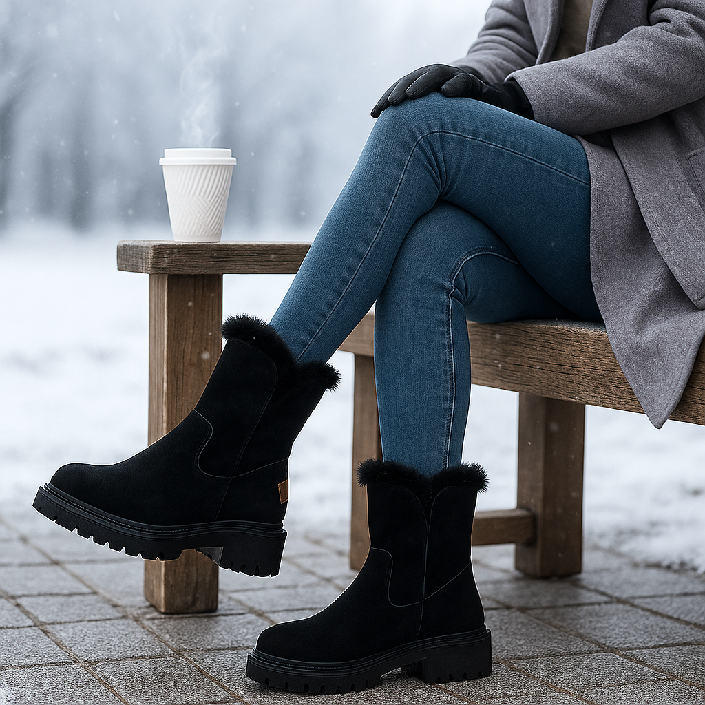 Winterstiefel Gaby Gefüttert – Elegant und Rutschfest